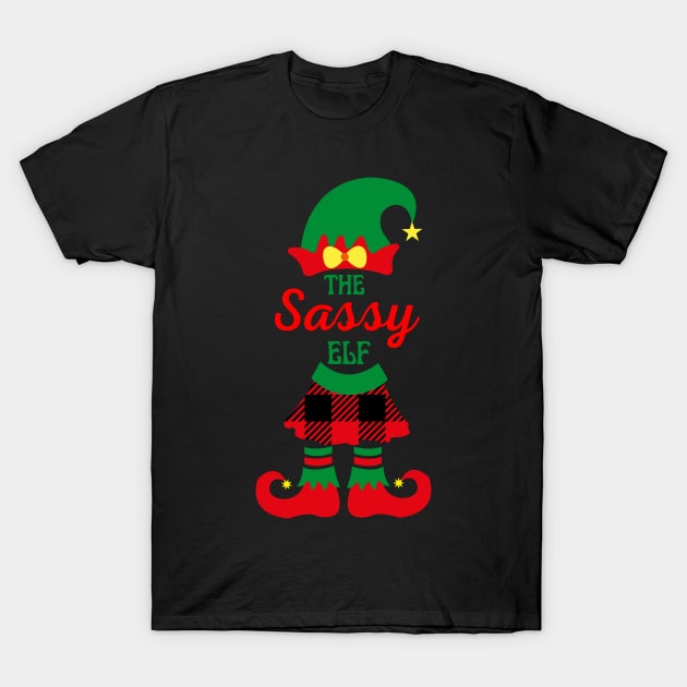 THE SASSY ELF T-Shirt by ZhacoyDesignz